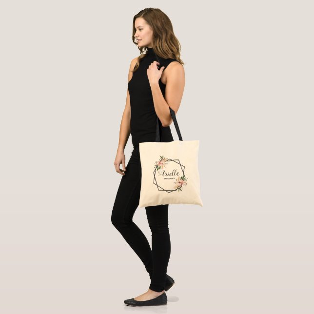 Tote Bag Domestique personnalisée de demoiselle d'honneur (Devant (modèle))