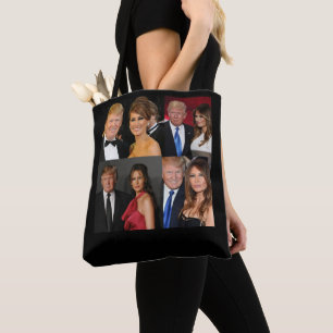 TOTE BAG DONALD ET MELANIA TRUMP