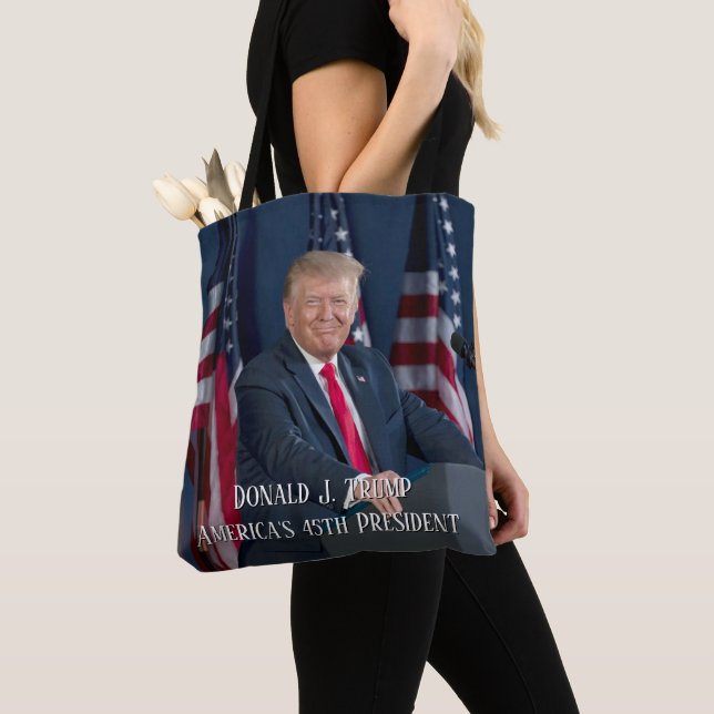 Tote Bag Donald J. Trump 45e président Keepsaké (De près)