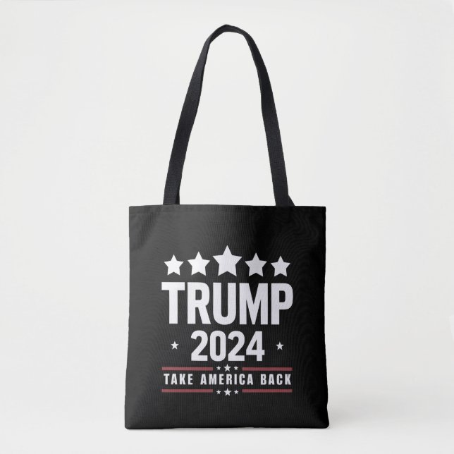 Tote Bag Donald Trump 2024 redonne l'élection américaine (Devant)