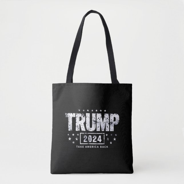 Tote Bag Donald Trump 2024 redonne l'élection américaine (Devant)