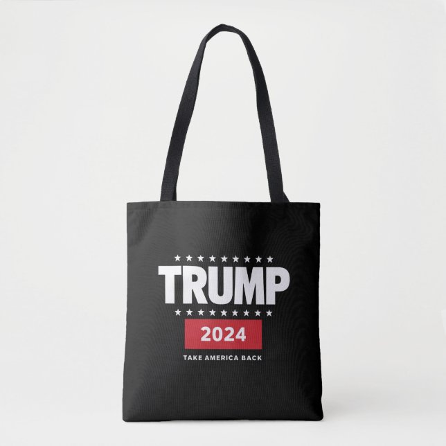 Tote Bag Donald Trump 2024 redonne l'élection américaine (Devant)