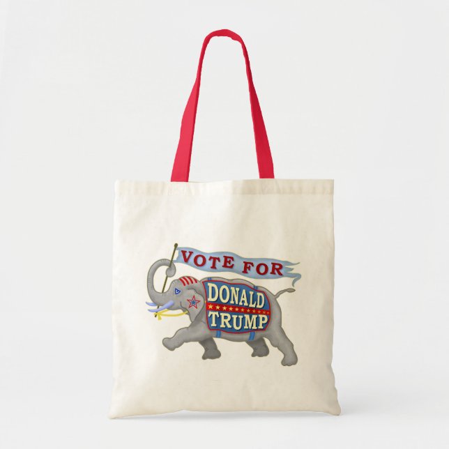 Tote Bag Donald Trump Président 2024 Eléphant républicain (Devant)
