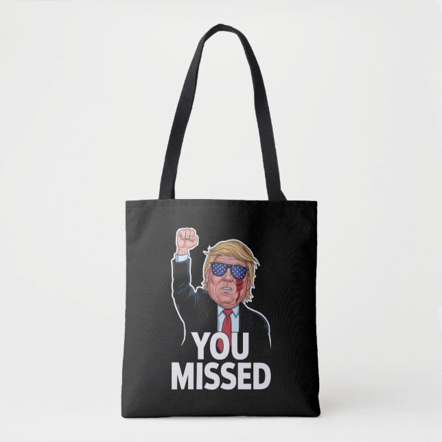 Tote Bag Donald Trump vous a manqué (Devant)