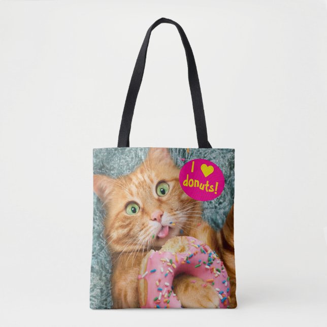 Tote Bag Donateur mangeant des chats (Devant)