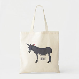Tote Bag Donkey cartoon