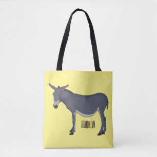 Tote Bag Donkey cartoon