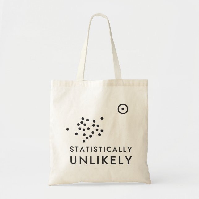 Tote Bag Données de nuage de points statistiquement improba (Devant)
