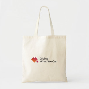 Tote Bag Donner ce que nous pouvons logo large