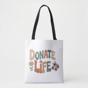 Tote Bag Donner la vie BoHo Sensibilisation