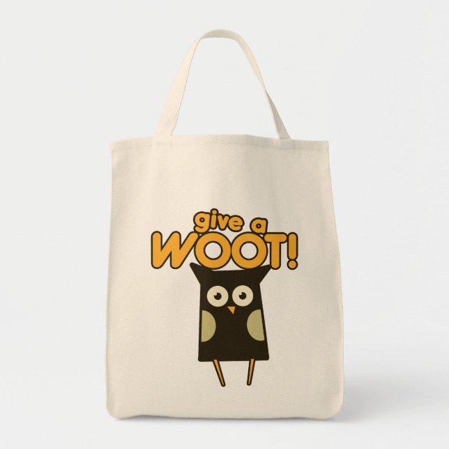 Tote Bag Donner une chouette de chaume (Devant)