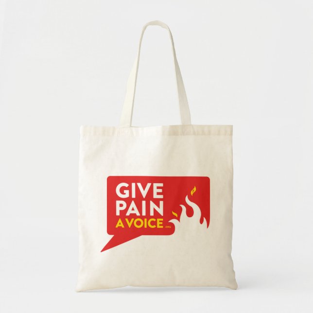 Tote Bag Donnez à douleur une voix (Devant)
