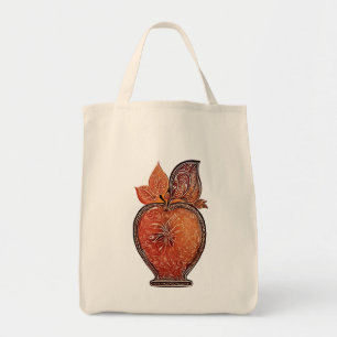 Tote Bag Donnez-moi un art d'Orange IA