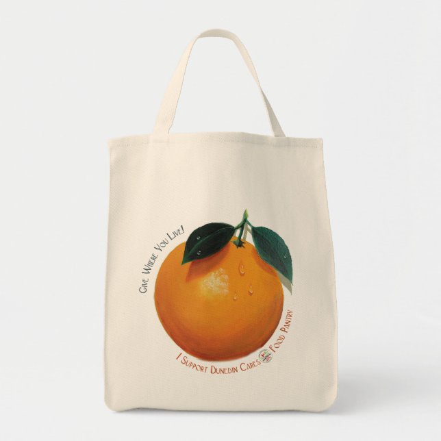 Tote Bag Donnez où vous vivez (Devant)