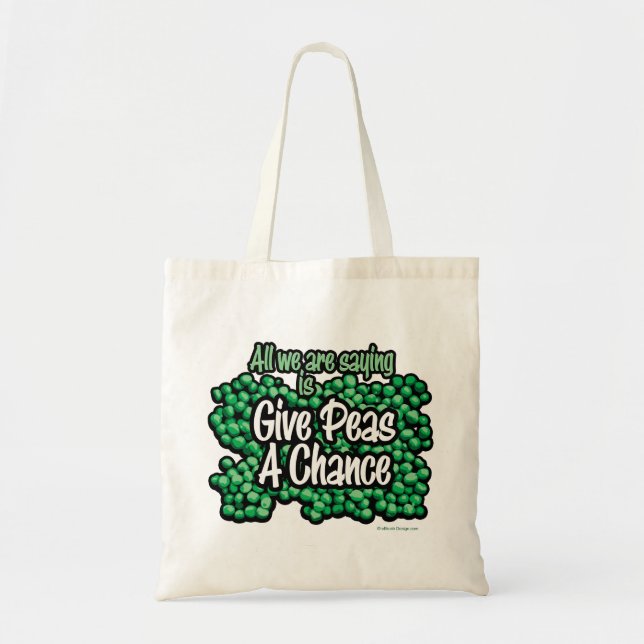 Tote Bag Donnez Une Chance Aux Pois (Devant)