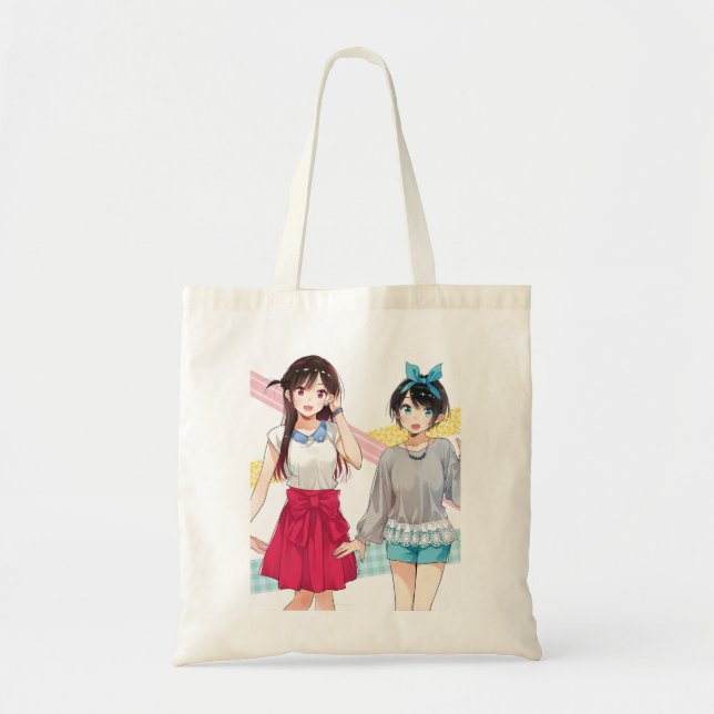 Tote Bag Dons amusants Japonais Kanojo Comics Okarishimasu  (Devant)