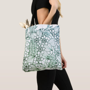 Tote Bag Doodle Art Design sur fourre-tout