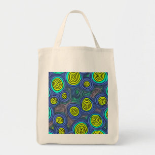 Tote Bag Doodle Art Swirls