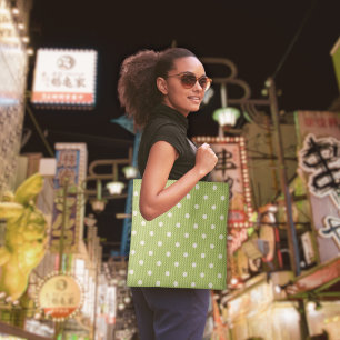 Tote Bag Dotty Delight Green