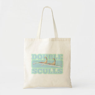Tote Bag Double sculls rowing funny giraffes