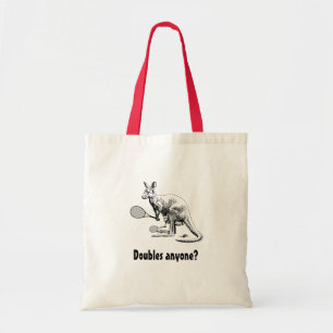 Tote Bag Doubles Quelqu'Un ? Tennis de Kangaroo