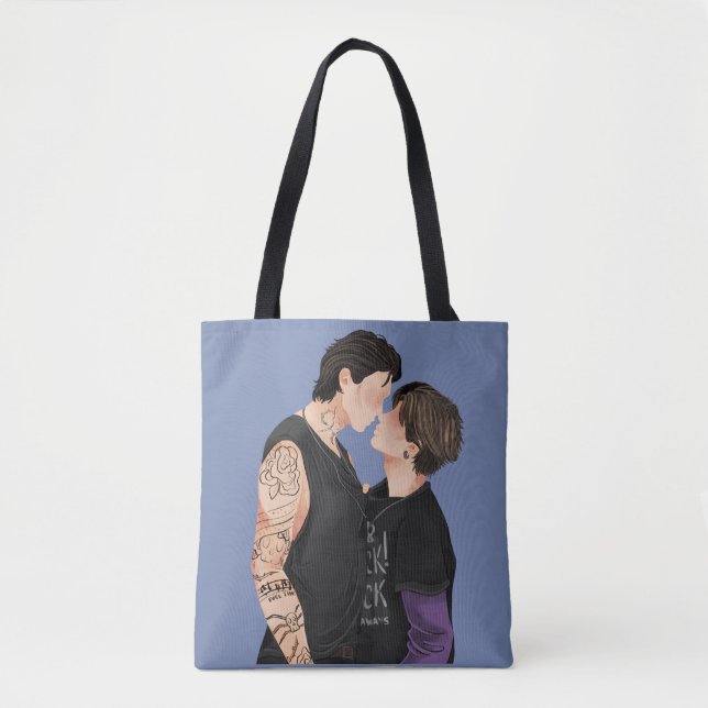 Tote Bag Douce Argent Cobalt (Devant)