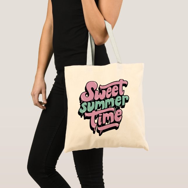 Tote Bag Douce Arrière-Saison d'Été (Devant (produit))