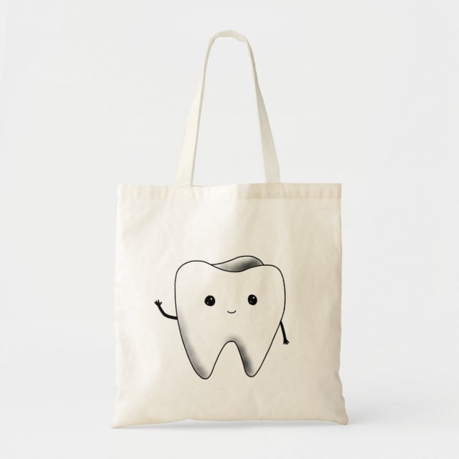 Tote Bag Douce dent à la recherche de douceur (Devant)