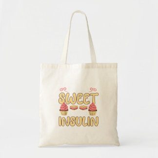 Tote Bag Douce Nécessité Insuline Diabétique Sensibilisatio