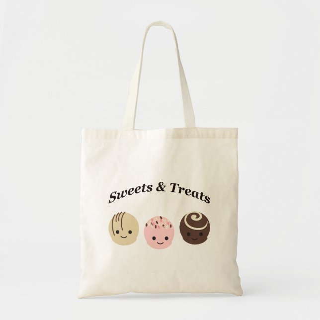 Tote Bag Douceurs et friandises ! Chocolat (Devant)