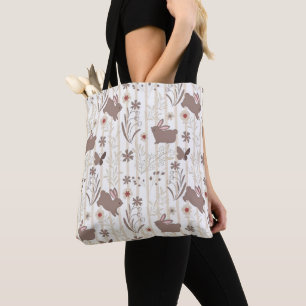 Tote Bag Doux Prince Lapin aux Botaniques
