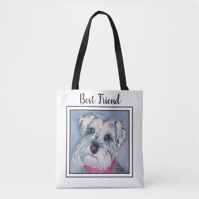 Tote Bag Doux Schnauzer (Devant)