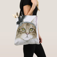 Downton Cat | Orné De Plumes