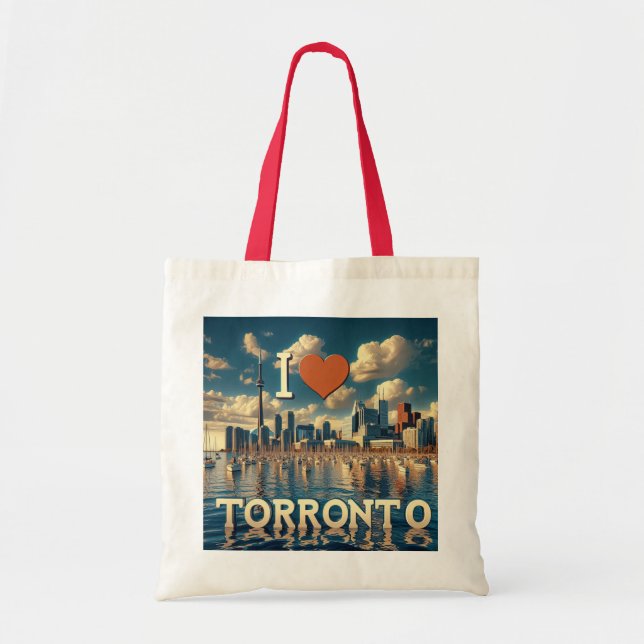 Tote Bag Downtown Toronto Waterfront Tote (Devant)