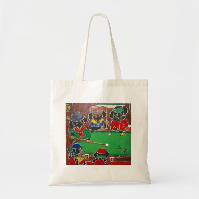 Tote Bag Doxie Billard (Devant)