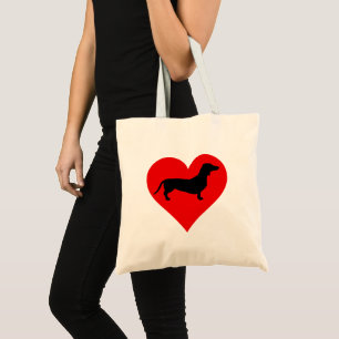 Tote Bag Doxie Love