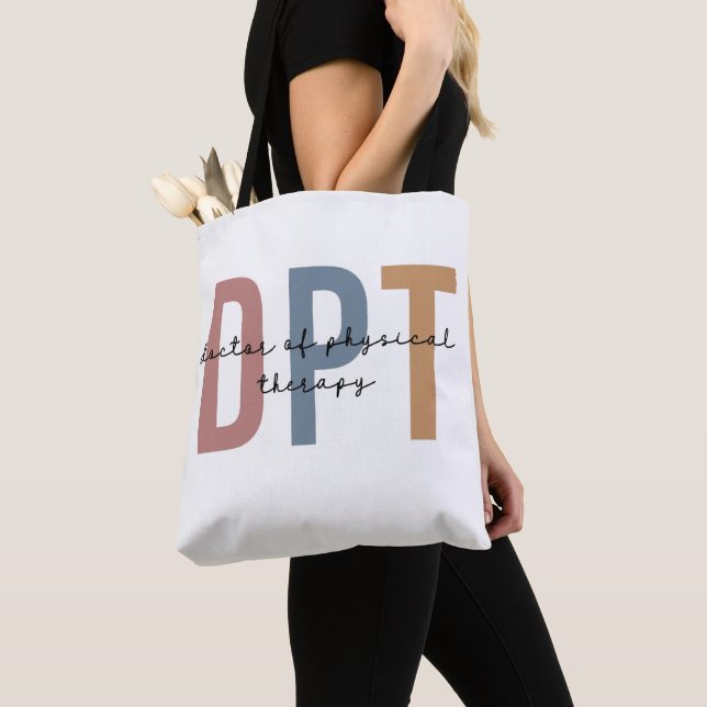 Tote Bag DPT Docteur en physiothérapie (De près)
