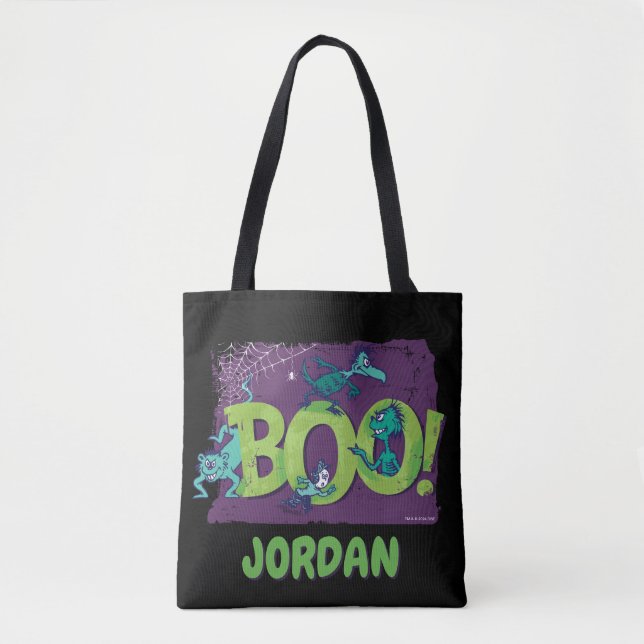 Tote Bag Dr. Seuss | BOU ! Graphique d'Halloween (Devant)