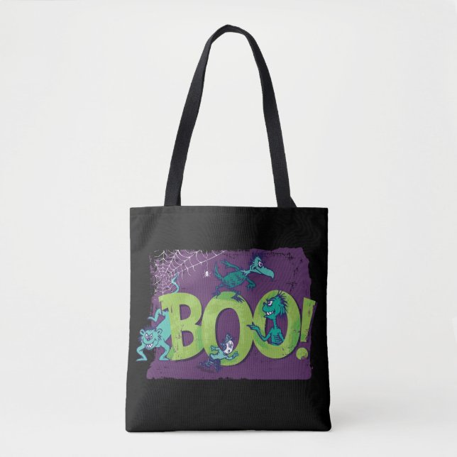 Tote Bag Dr. Seuss | BOU ! Graphique Halloween (Devant)