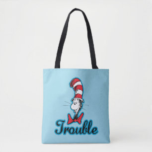 Tote Bag Dr Seuss Chat dans le problème du Casquette