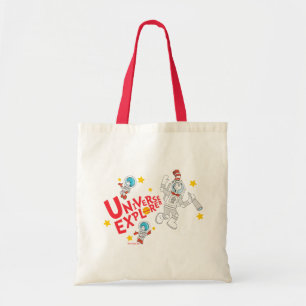 Tote Bag Dr Seuss   Chat dans l'Explorateur d'univers Casqu
