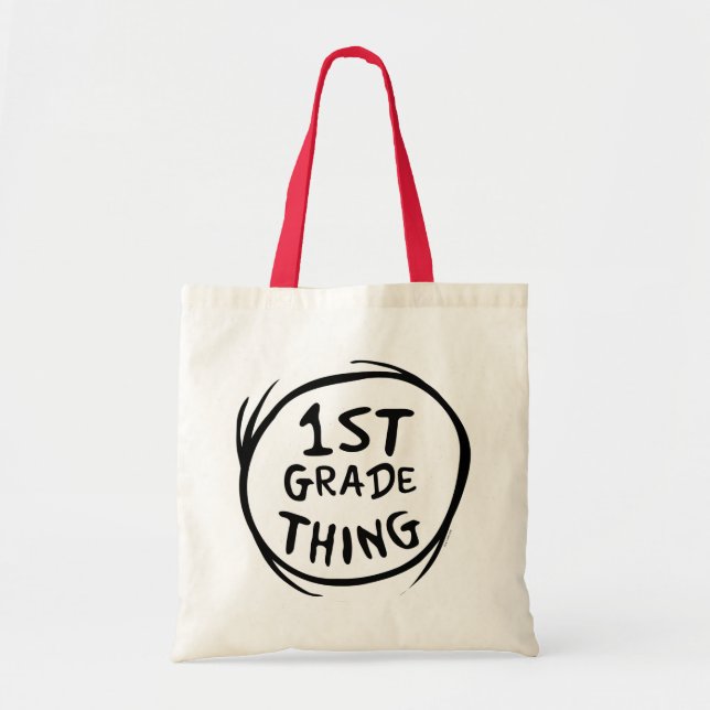 Tote Bag Dr Seuss | Chose 1 Chose 2 - 1ère (Devant)