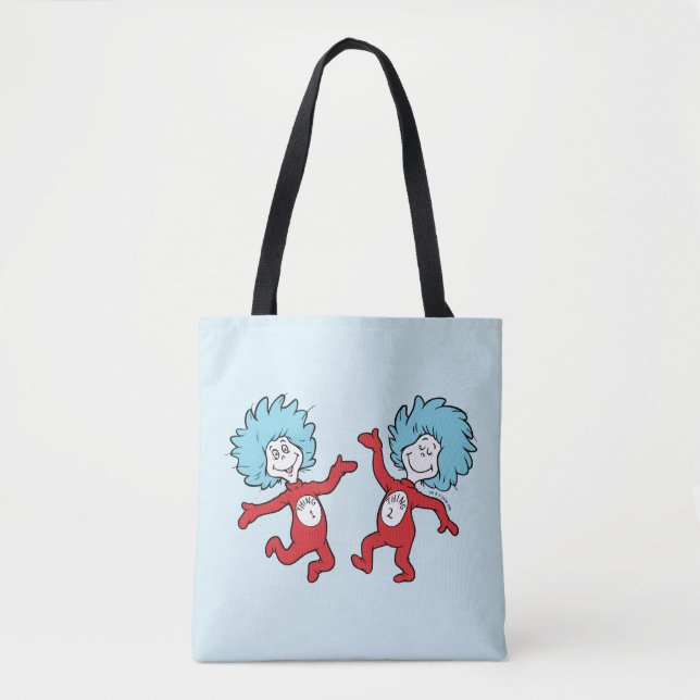 Tote Bag Dr. Seuss Chose 1 et Chose 2 Personnage (Devant)
