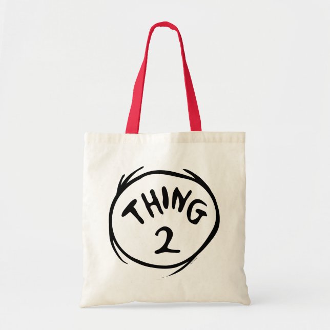 Tote Bag Dr. Seuss | Chose Un Chose Deux - Chose Deux (Devant)