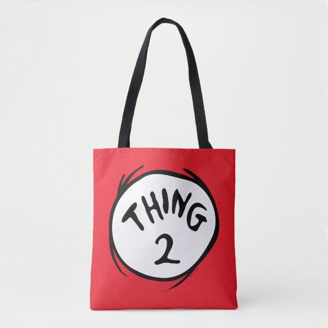 Tote Bag Dr. Seuss | Chose Un Chose Deux - Chose Deux (Devant)