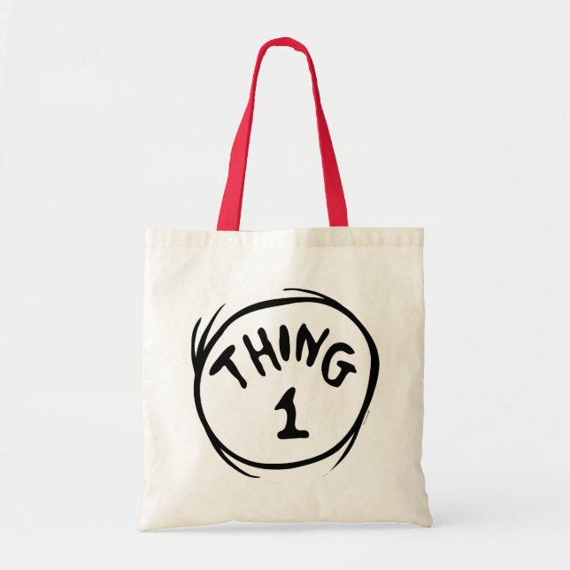 Tote Bag Dr. Seuss | Chose Un Chose Deux - Chose Un (Devant)