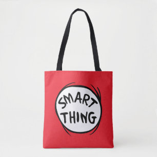 Tote Bag Dr Seuss   Chose Une Deux - Chose Intelligente