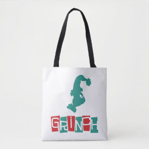 Tote Bag Dr Seuss Grinch - Rouge et Vert