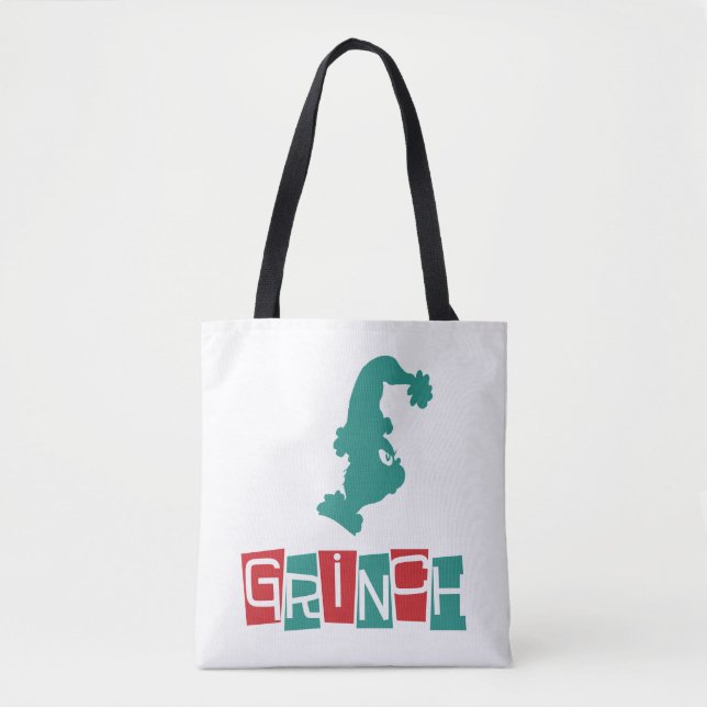 Tote Bag Dr. Seuss | Grinch - Rouge & Vert (Devant)