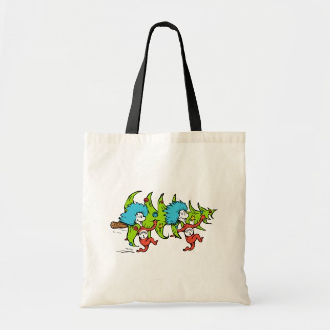 Tote Bag Dr Seuss | Grinch | Une chose Noël (Devant)